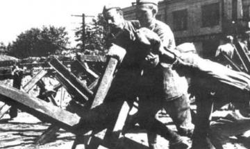 Оборонні та протитанкові споруди. Джерело: (http://deus1.com/blog-Kiev-1941.html)