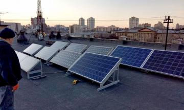 Солнечная электростанция на крыше 22 корпуса