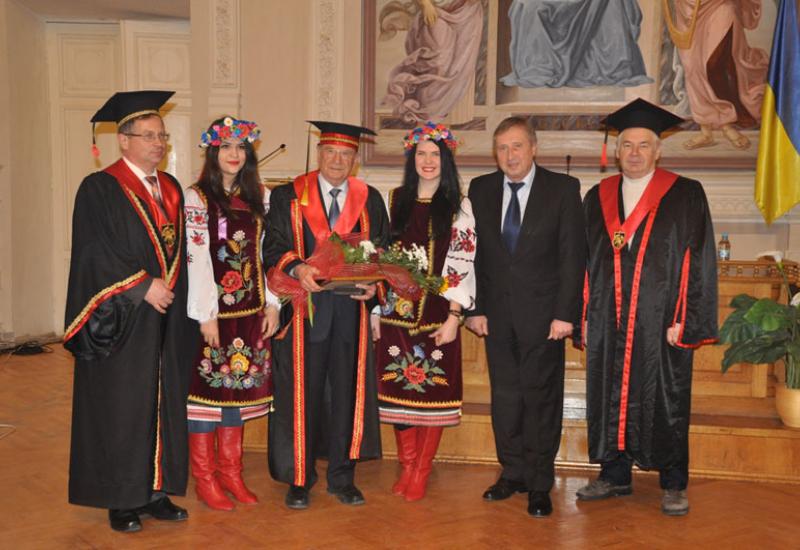 2014.02.10 Academician  Boris Stogniy - Honorary Doctor of NTUU "KPI"