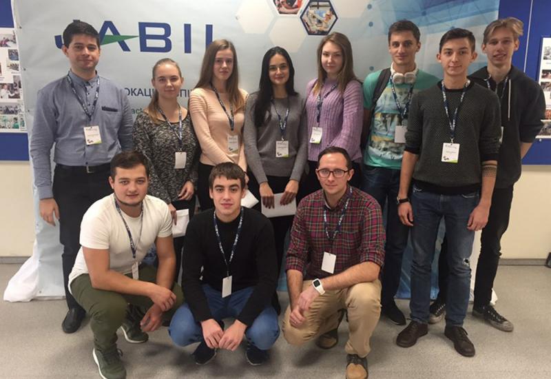 2018.11.3-4 Students and teachers of IHF  at Jabil electronics plant