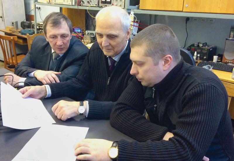  Professor Borys  Tsyhanok, Assistant Ostap Oliinyk and Associate Professor Dmytro Tatarchuk