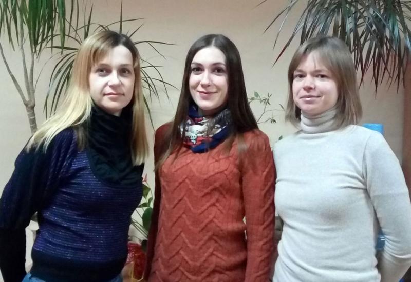 Зліва направо Тетяна Клименко, Надія Талімонова, Катерина Золотухіна