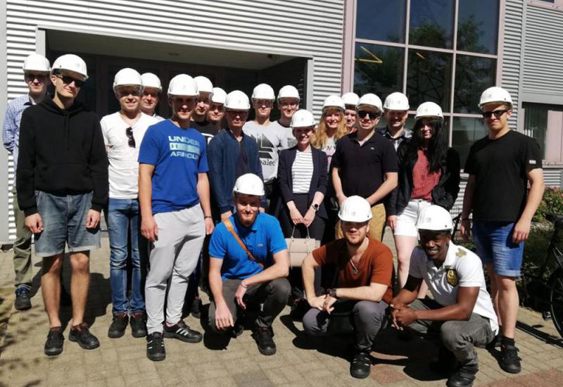 2019.06.20-07.01 The student group of IEE went on the excursion to a gas  turbine power plant which was a part of a study visit to Germany