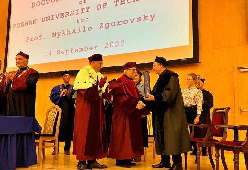 Michael  Zgurovsky Is a Doctor Honoris Causa of Poznań University of Technology
