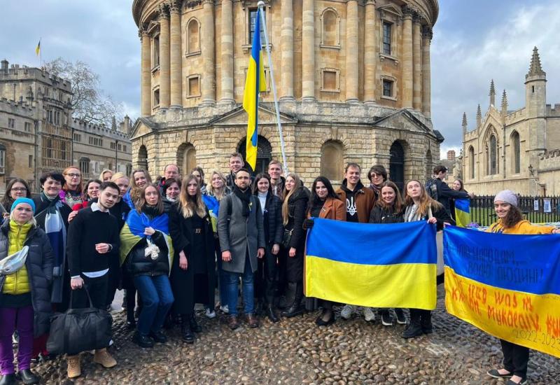 Student of the Igor Sikorsky Kyiv Polytechnic Institute Is among the Organizers of the Peace Rally in Oxford