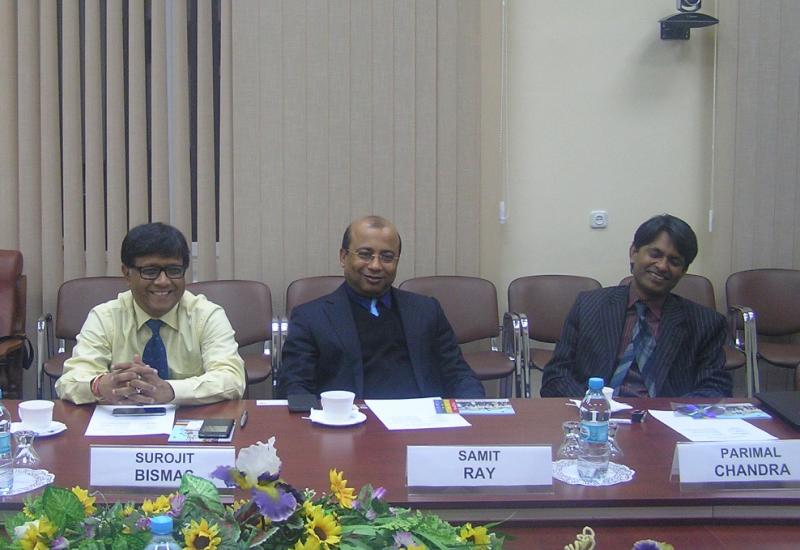 2015.11.23 Meeting with the administration of Calcutta University “Adamas”