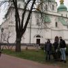 Students carried out green works on the territory of Saint Sophia Cathedral in Kyiv