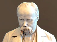 Погруддя Т.Г. Шевченка роботи скульптора В. Беклемішева, 1889 р.