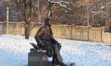 Campus KPI. Monument of Konstantin Kalinin