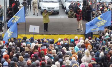 2017.11.01 акція протесту працівників закладів освіти Києва