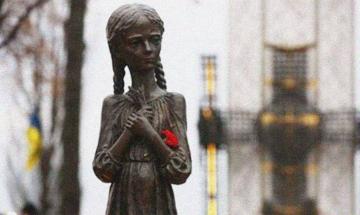Kyiv. Memorial to the victims of the Holodomor