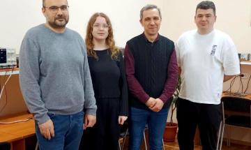 Зліва направо П. Сафронов, Т. Королюк, О. Бондаренко, Д. Зінченко