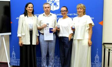 Зліва направо Оксана Бруй, Сергій Войтко, Оксана Вовк, Людмила Шульгіна