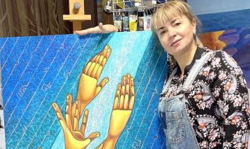 Наталія Гмиря – випускниця кафедри графіки Видавничо-поліграфічного інституту Наталія Гмиря