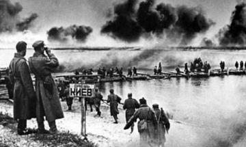 Україна - 1943.  До визволення Києва (переправа через Дніпро)