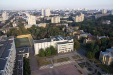 Кампус КПІ. Площа знань, Бібліотека, Мале спортивне ядро Кампус КПІ. Площа знань, Бібліотека, Мале спортивне ядро