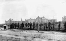 1900-ті. Головний корпус політехнічнічного інституту з Брест-литовського шосе