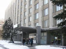Кампус КПІ. 22 корпус взимку Кампус КПІ. 22 корпус взимку