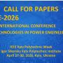 2026 IEEE 8th International Conference on Smart Technologies in Power Engineering and Electronics (STEE)