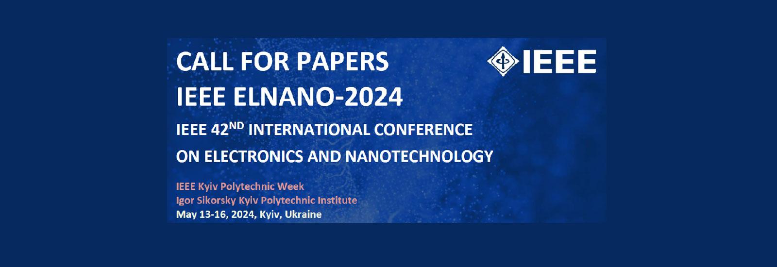 International Conference on Electronics and Nanotechnology (ELNANO)