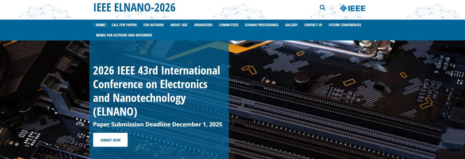 43-я Міжнародна конференція IEEE з електроніки та нанотехнологій (ELNANO)