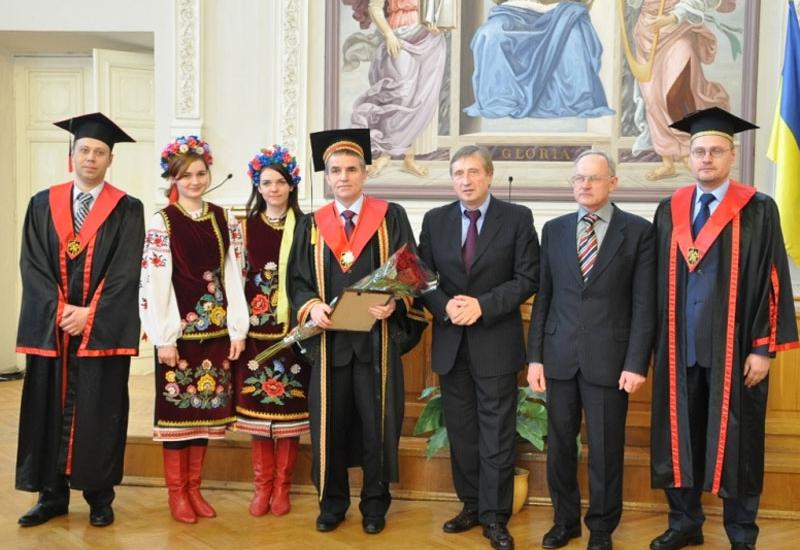 2013.04.01 The first astronaut of independent Ukraine Leonid Kadeniuk gained the degree of Honorary Doctor of Aircraft and Space Systems Faculty of NTUU "KPI" 2013.04.01 The first astronaut of independent Ukraine Leonid Kadeniuk gained the degree of Honorary Doctor of Aircraft and Space Systems Faculty of NTUU "KPI"