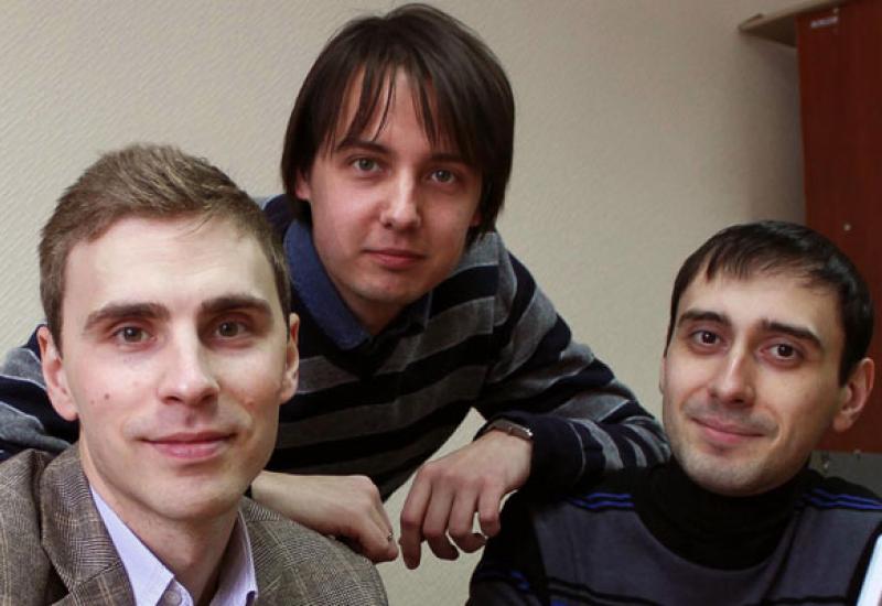 Колектив КПІ. Зліва направо В.Скиба, А.Несхозієвський, Я.Зоренко Колектив КПІ. Зліва направо В.Скиба, А.Несхозієвський, Я.Зоренко