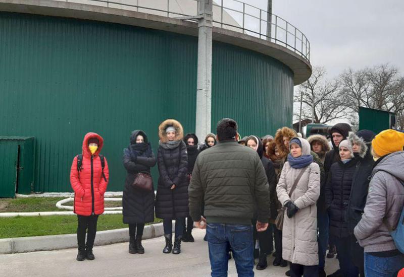 2019.11.25 visited the biogas  complex built by “Ecodevelop” company