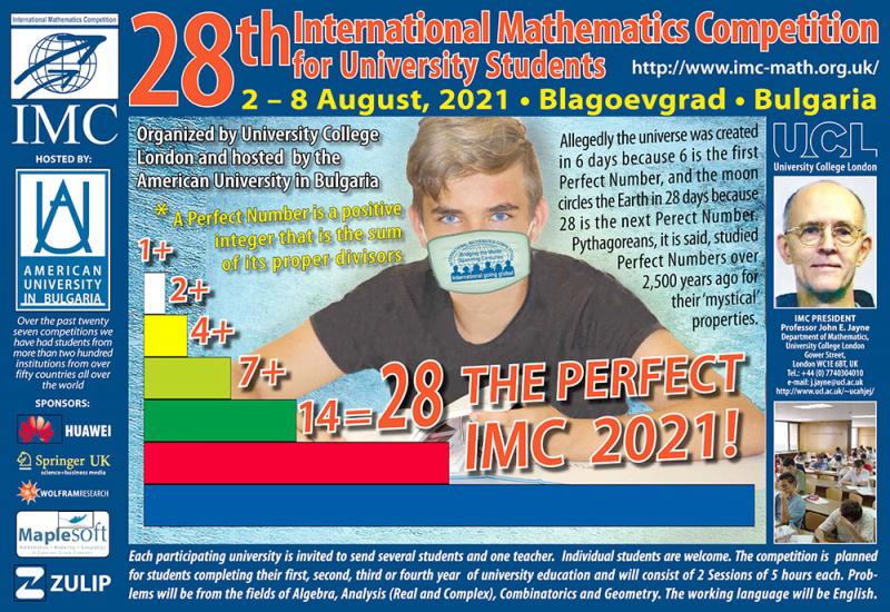 International Mathematics Competition for University Students 2021