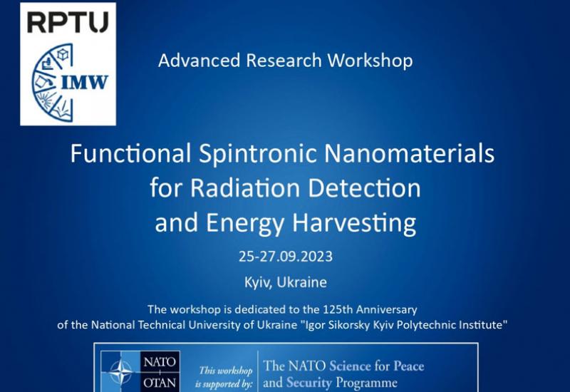 Functional Spintronic Nanomaterials for Radiation Detection and Energy Harvesting