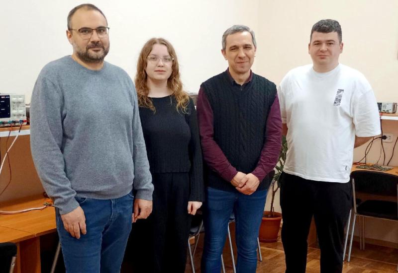 Зліва направо П. Сафронов, Т. Королюк, О. Бондаренко, Д. Зінченко