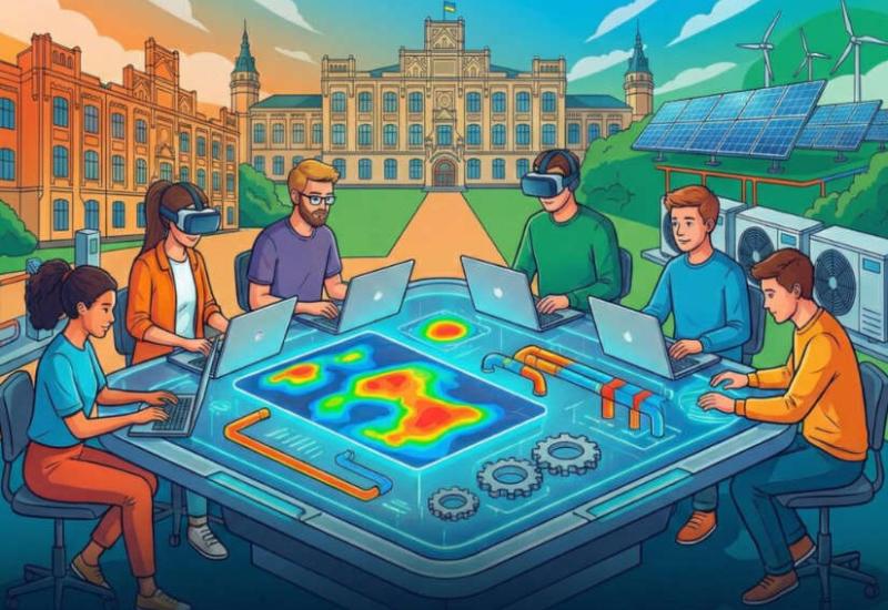 Картинка з сайту кафедри ТАЕ - HeatTech Hackathon