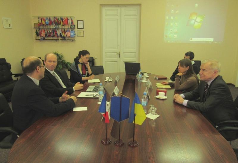 2016.12.16 Візит координатора французько-українських проектів університету Нансі 2016.12.16 Візит координатора французько-українських проектів університету Нансі