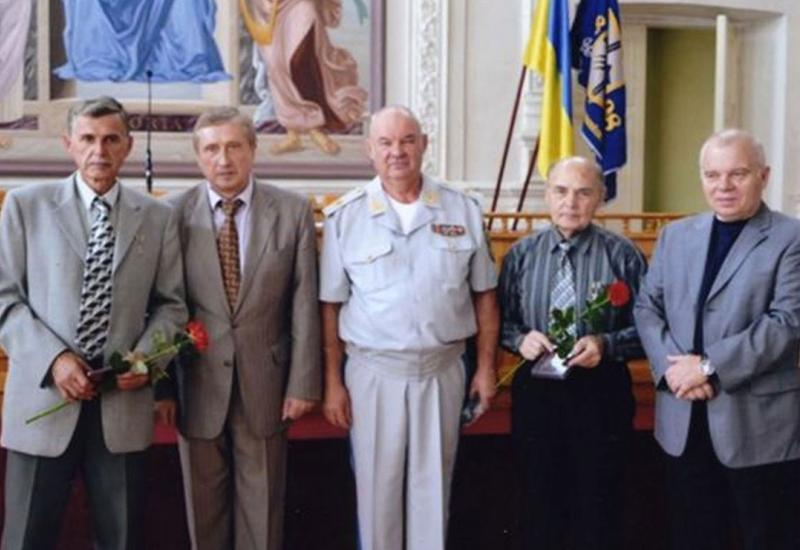 Вчені-ліквідатори аварії на ЧАЕС під час нагородження Почесними відзнаками на Вченій раді університету Вчені-ліквідатори аварії на ЧАЕС під час нагородження Почесними відзнаками на Вченій раді університету