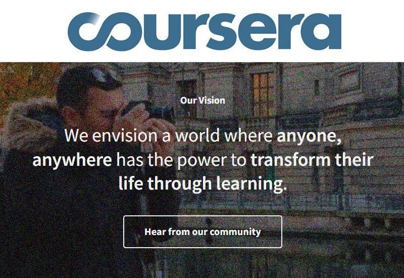 Доступ до курсів і керованих проектів від Coursera