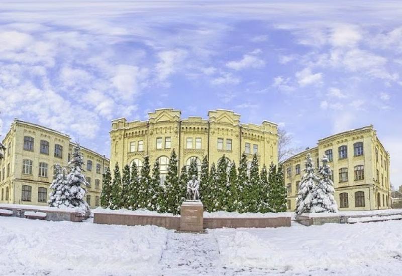 Кампус КПІ. 1, 6 корпуси взимку Кампус КПІ. 1, 6 корпуси взимку