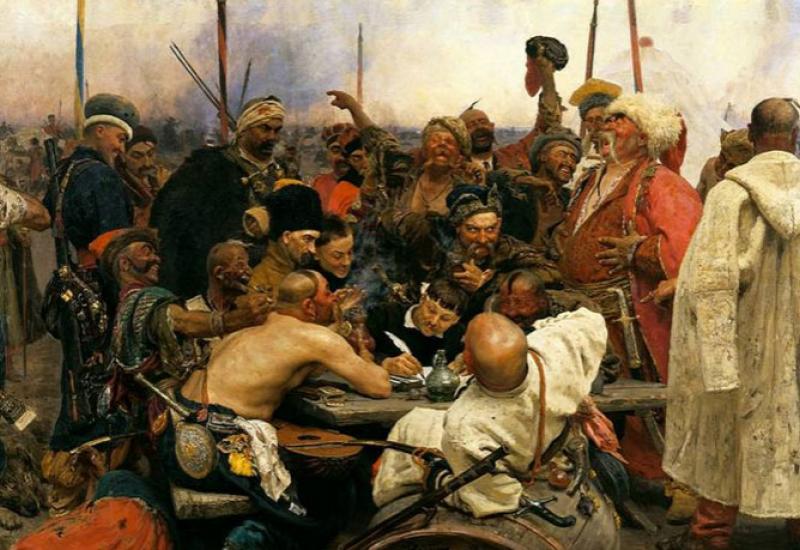 картина Іллі Рєпіна “Запорожці пишуть листа турецькому султану” картина Іллі Рєпіна “Запорожці пишуть листа турецькому султану”