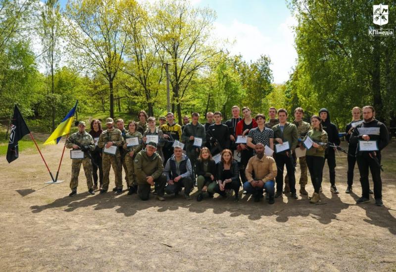 08.05.2023 Igor Sikorsky Kyiv Polytechnic Institute students took part in military exercises