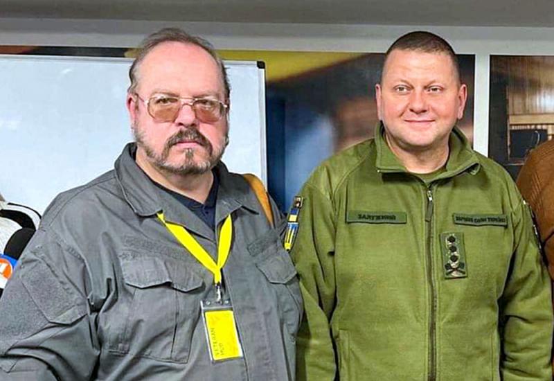 Алексей Руденко с Главнокомандующим ВСУ генералом Валерием Залужным