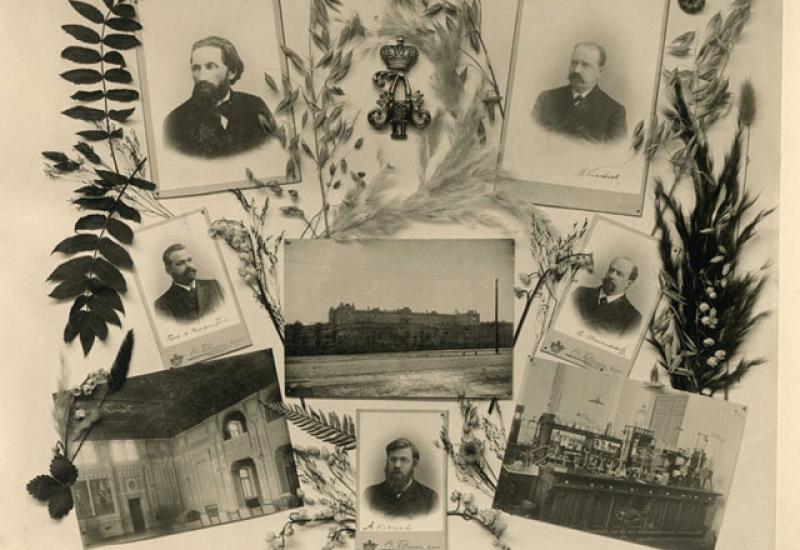1903. Сторінки альбому: професори хімічного відділення 1903. Сторінки альбому: професори хімічного відділення