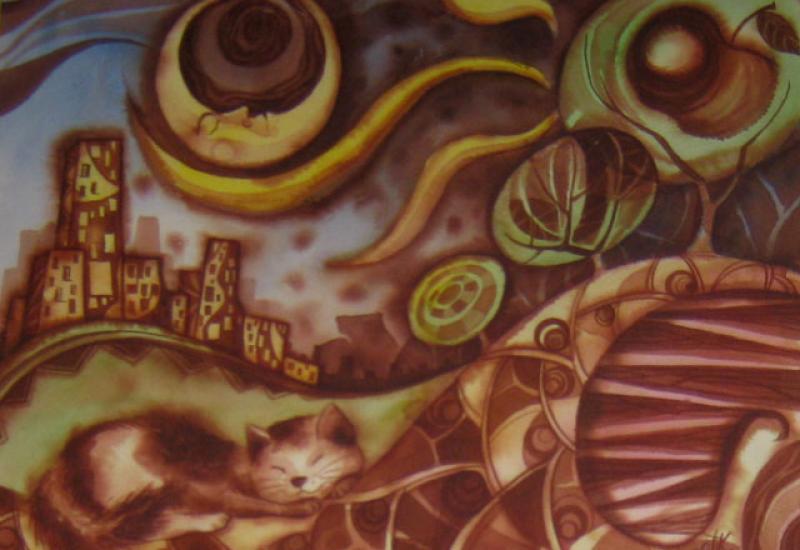 2009. Таланти КПІ 2. Тиша небес, Поляруш Катерина, ВПІ, кафедра графіки 2009. Таланти КПІ 2. Тиша небес, Поляруш Катерина, ВПІ, кафедра графіки