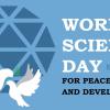 Привітання з Всесвітнім днем науки в ім’я миру та розвитку!